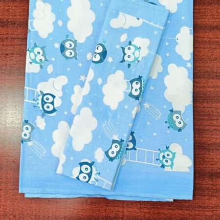 Single Bed Cotton Kids Bedsheet 60″x90″ | 1 Pillow Cover