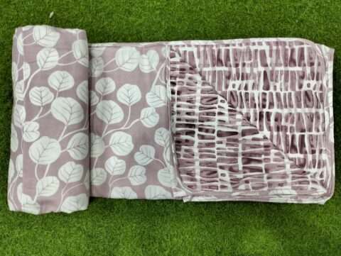 Single Bed Cotton AC Quilt/Dohar | 60x90" | AC Quilt for Summer
