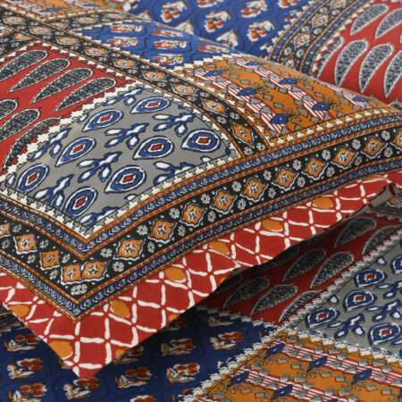 100×108″ Autoloom Cotton King Size Bedsheet with 2 Pillow Covers