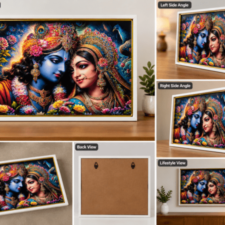 Radha Krishna Photo Frame for Home | Photo Frame for Gifts