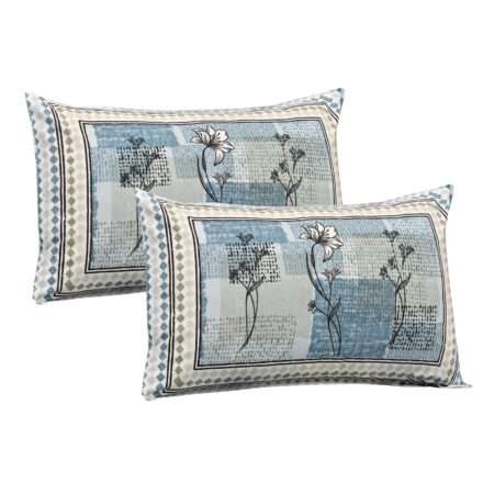 100×108 King Bedsheet | Pure Cotton King Size Bedsheet | 2 Pillow Covers