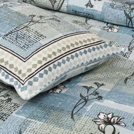 100×108 King Bedsheet | Pure Cotton King Size Bedsheet | 2 Pillow Covers