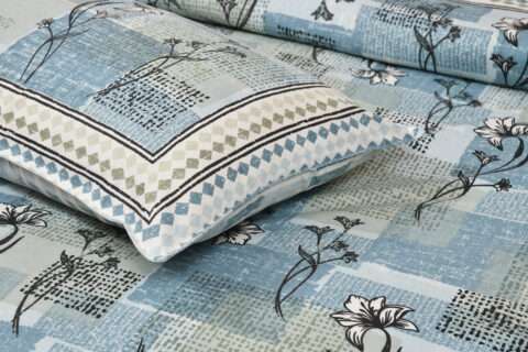 100x108 King Bedsheet | Pure Cotton King Size Bedsheet | 2 Pillow Covers - Image 2