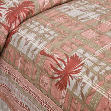 100×108 King Size Cotton Bedsheet | 8.5 by 9 Feet | 2 Pillow Covers