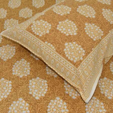 Jaipuri Double Bedsheet Cotton 90″x108″ with 2 Pillow Covers