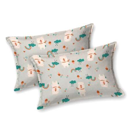Cotton Kids King Size 100×108 Inches Bedsheets | 2 Pillow Covers | Extra Soft Fabric