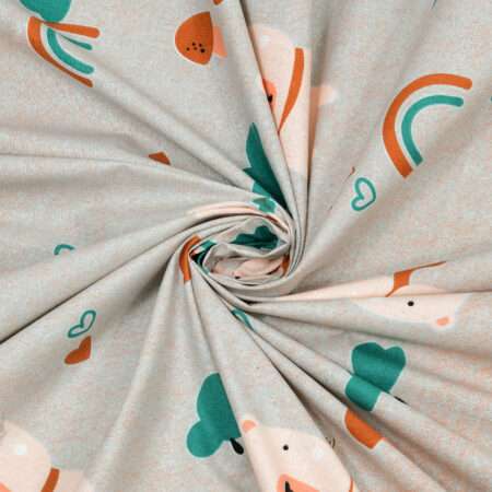 Cotton Kids King Size 100×108 Inches Bedsheets | 2 Pillow Covers | Extra Soft Fabric