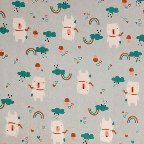 Cotton Kids King Size 100x108 Inches Bedsheets | 2 Pillow Covers | Extra Soft Fabric - Image 2