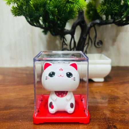 Small Solar Cat | Cute Cat for Gift | Lucky Cat