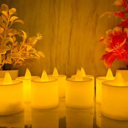10 Candle Set for Diwali Decoration – Lightening Candles