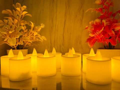 10 Candle Set for Diwali Decoration - Lightening Candles - Image 2