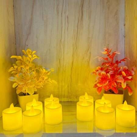 10 Candle Set for Diwali Decoration – Lightening Candles