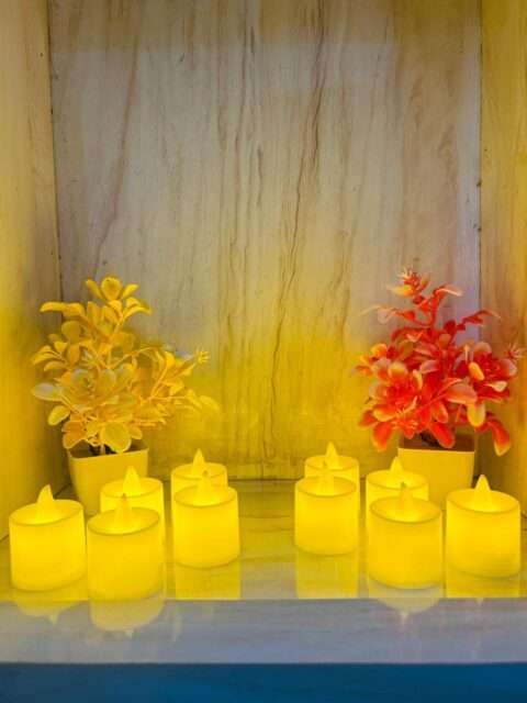 10 Candle Set for Diwali Decoration - Lightening Candles - Image 3