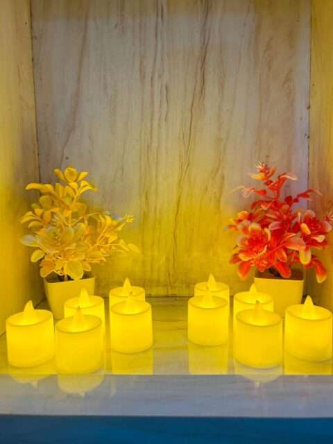 10 Candle Set for Diwali Decoration - Lightening Candles - Image 4