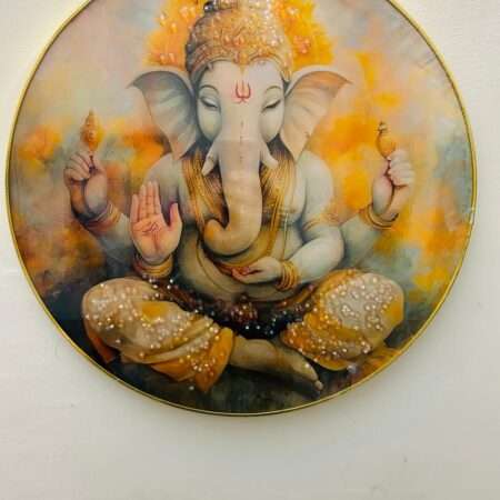 Ganesh Photo Frame | 15×15 Inches | Ganpati Photo Frame for Home