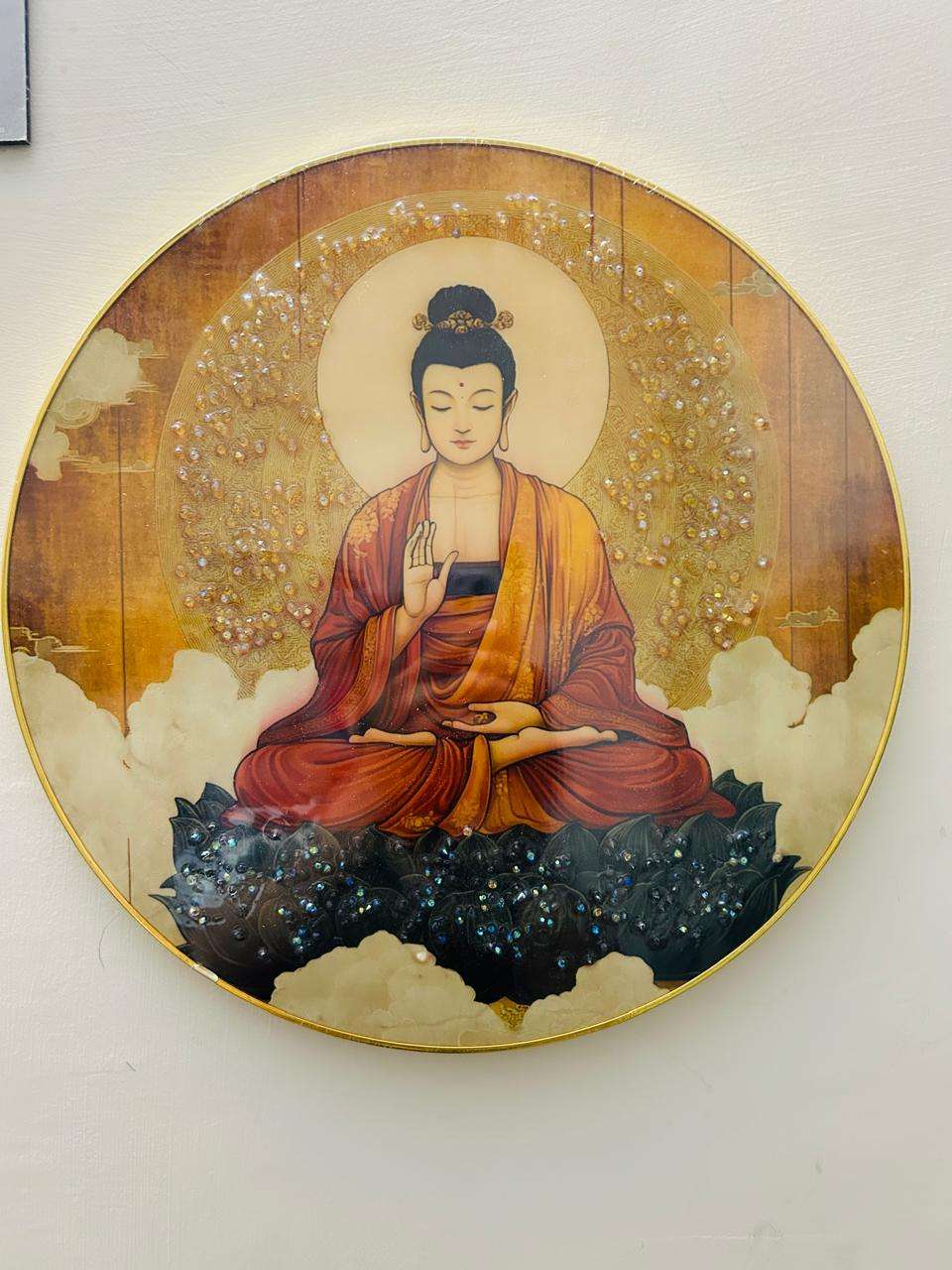 Buddha Photo Frame | 15x15 Inches | Photo Frame for Home - Image 2