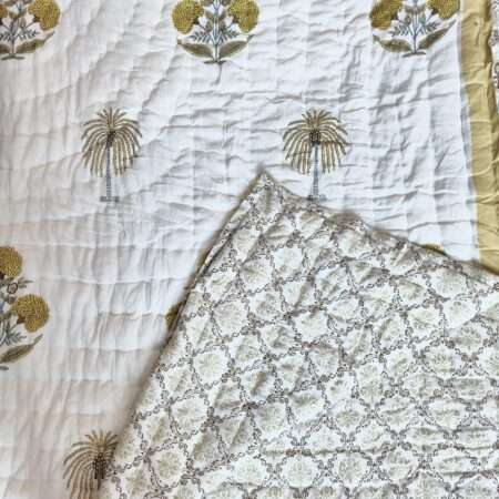 Cotton Rajai for Double Bed | Jaipuri Cotton Razai | 90×108 Inches