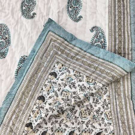 Double Bed 7 by 9 ft Jaipuri Cotton Razai | 90×108