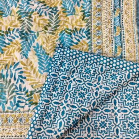 90×108 Double Bed Jaipuri Razai | Cotton Filling Double Bed Razai