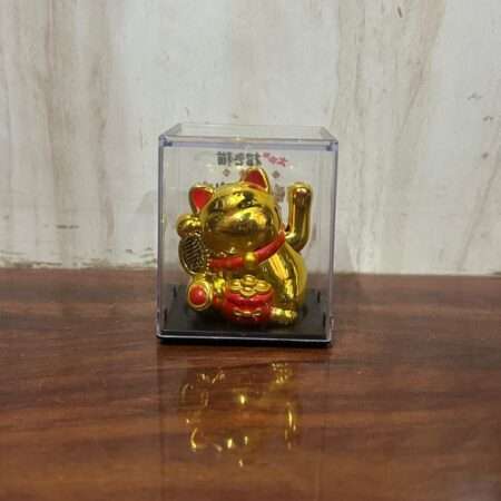 Golden Cat for Home Decoration – Solar Cat Gift