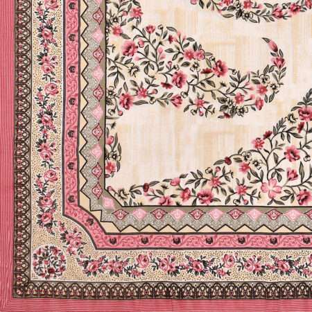 70×100 Pure Cotton Bedsheet for Diwan Bed | 2 Pillow Covers