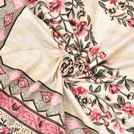 70×100 Pure Cotton Bedsheet for Diwan Bed | 2 Pillow Covers