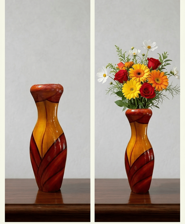 Wooden pot colour